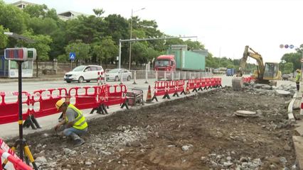 沙田环保大道路面整修工程预计8月完工